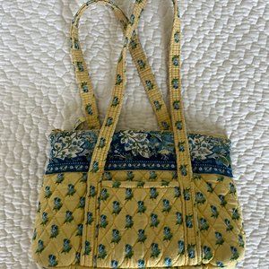 Vera Bradley Medium Sized Handbag - Yellow (12" x 8" x 4") - Great Condition
